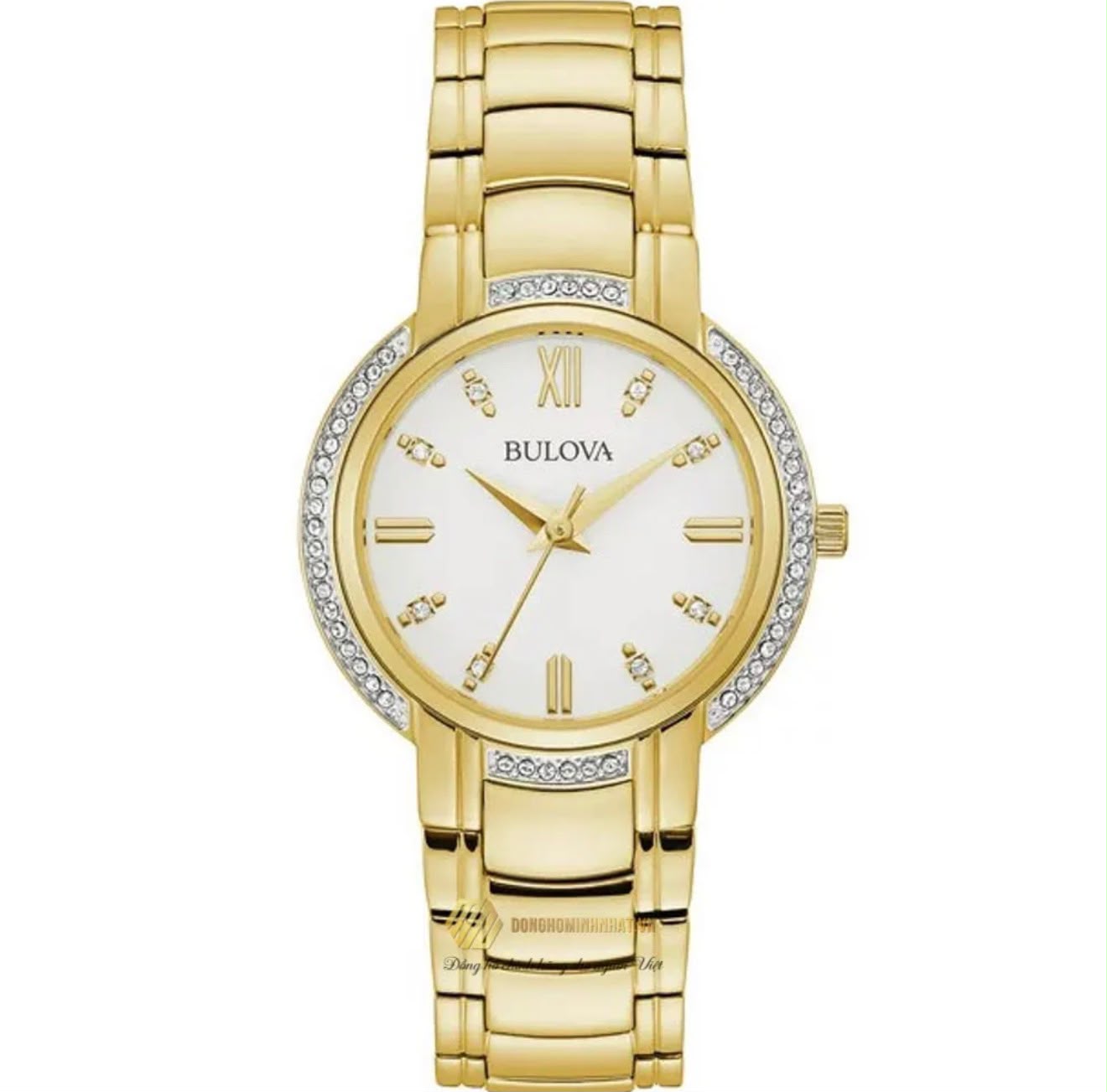 RELOJ BULOVA CRYSTALS DORADO DAMA 98L280 - 1
