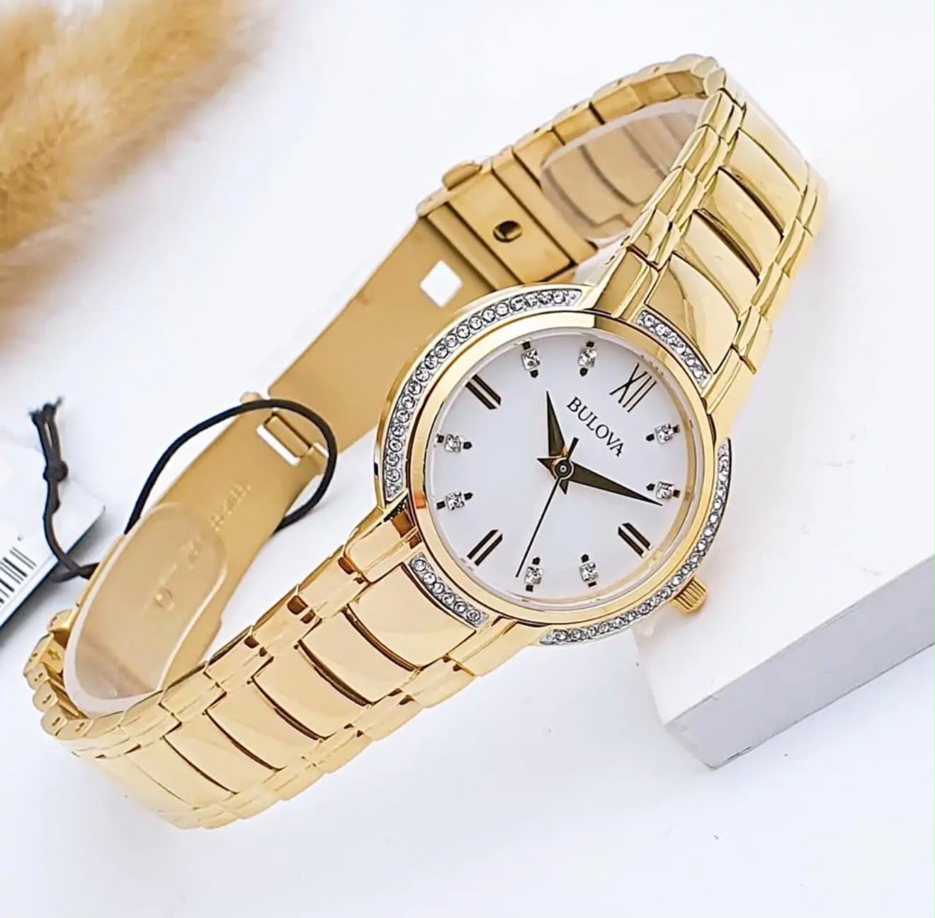 RELOJ BULOVA CRYSTALS DORADO DAMA 98L280 - 5