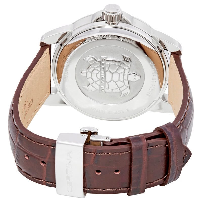 RELOJ CERTINA DS PODIUM CORREA DE CUERO CARATULA BLANCA - 3