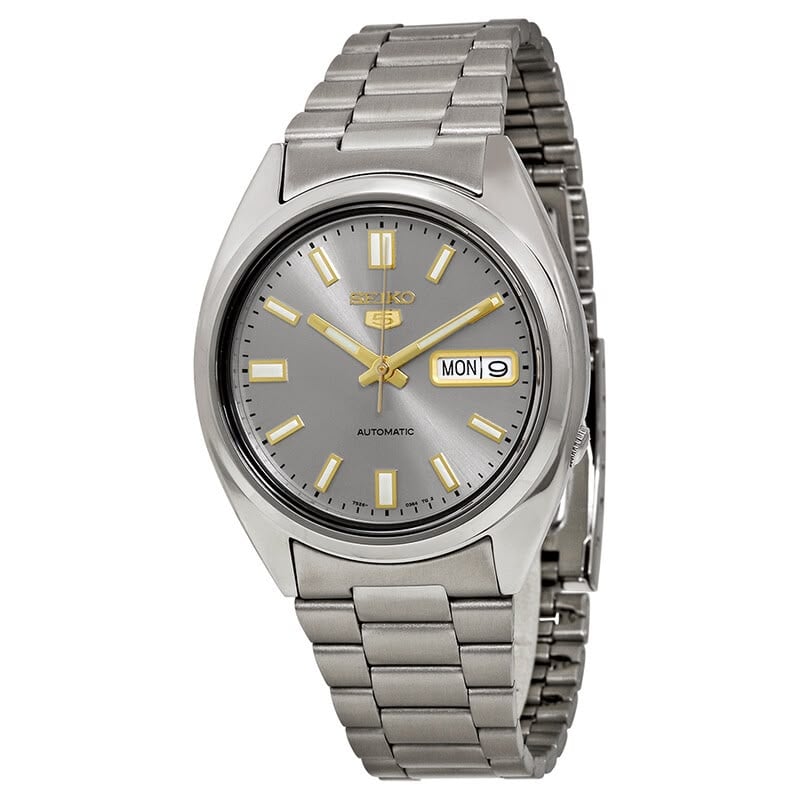 RELOJ SEIKO 5 AUTOMATICO SNXS75 GRIS - 1