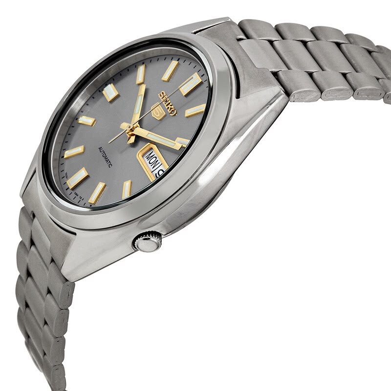 RELOJ SEIKO 5 AUTOMATICO SNXS75 GRIS - 2