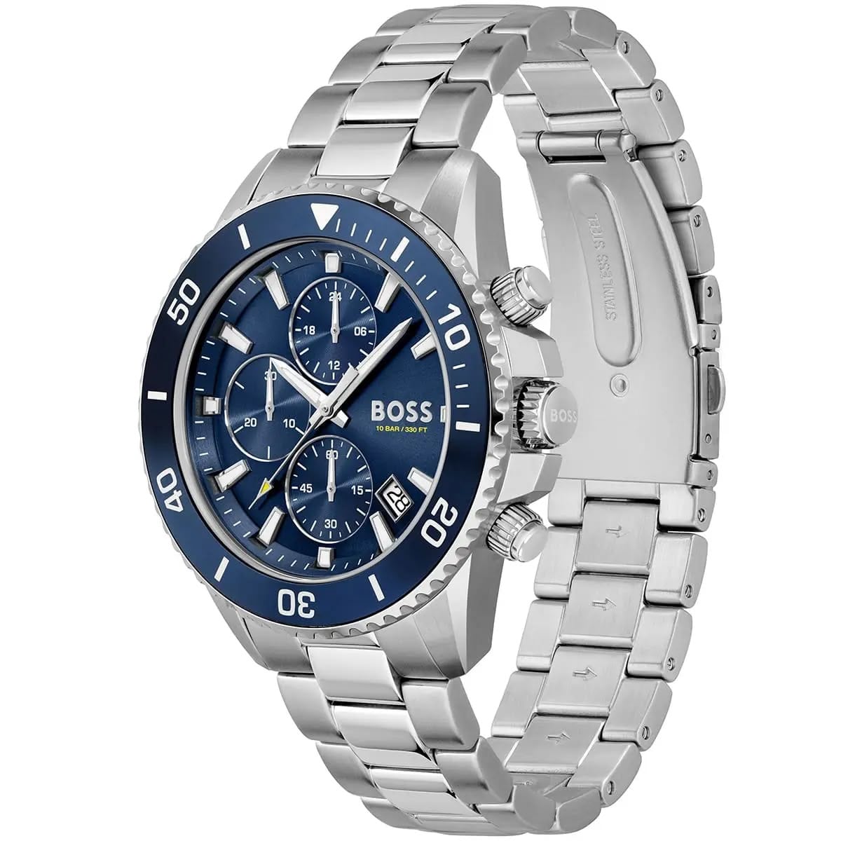 RELOJ BOSS ADMIRAL CRONOGRAFO BISEL AZUL - 2
