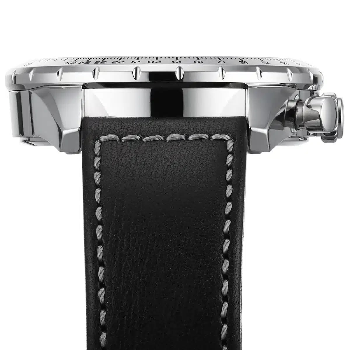 RELOJ HUGO BOSS PILOT CORREA CUERO NEGRO CRONOGRAFO - 7
