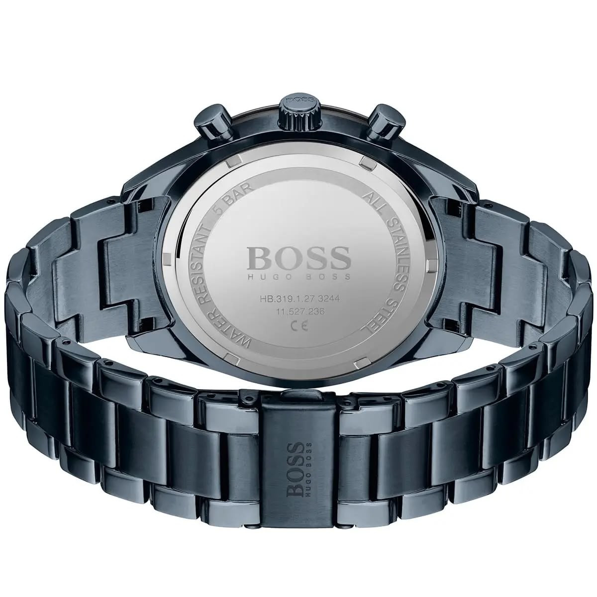 RELOJ HUGO BOSS SANTI AZUL ACERO CRONOGRAFO - 3