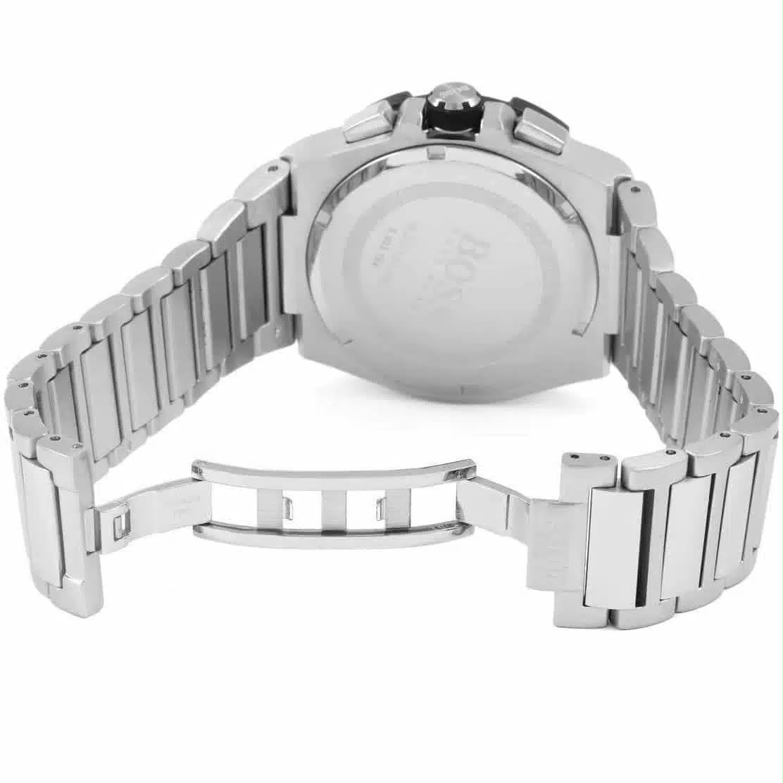 RELOJ HUGO BOSS SUPERNOVA CRONOGRAFO PLATEADO CARATULA NEGRA - 4