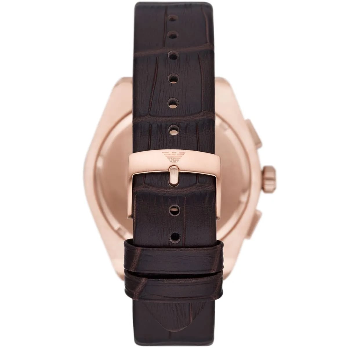 RELOJ EMPORIO ARMANI FEDERICO CORREA CUERO ORO ROSA - 3