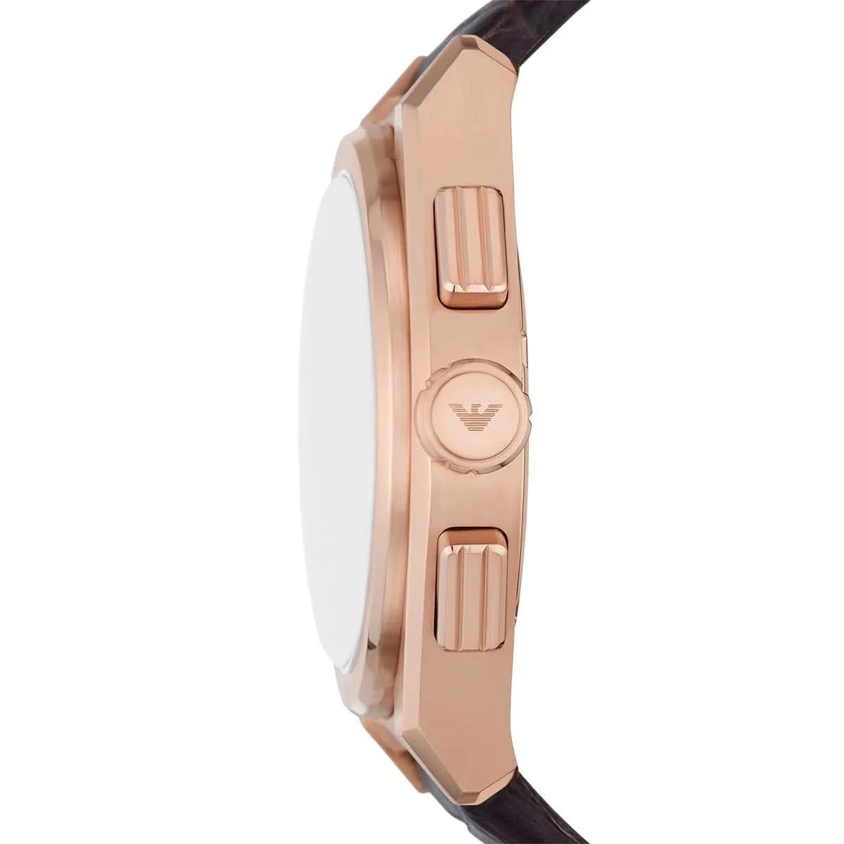 RELOJ EMPORIO ARMANI FEDERICO CORREA CUERO ORO ROSA - 4