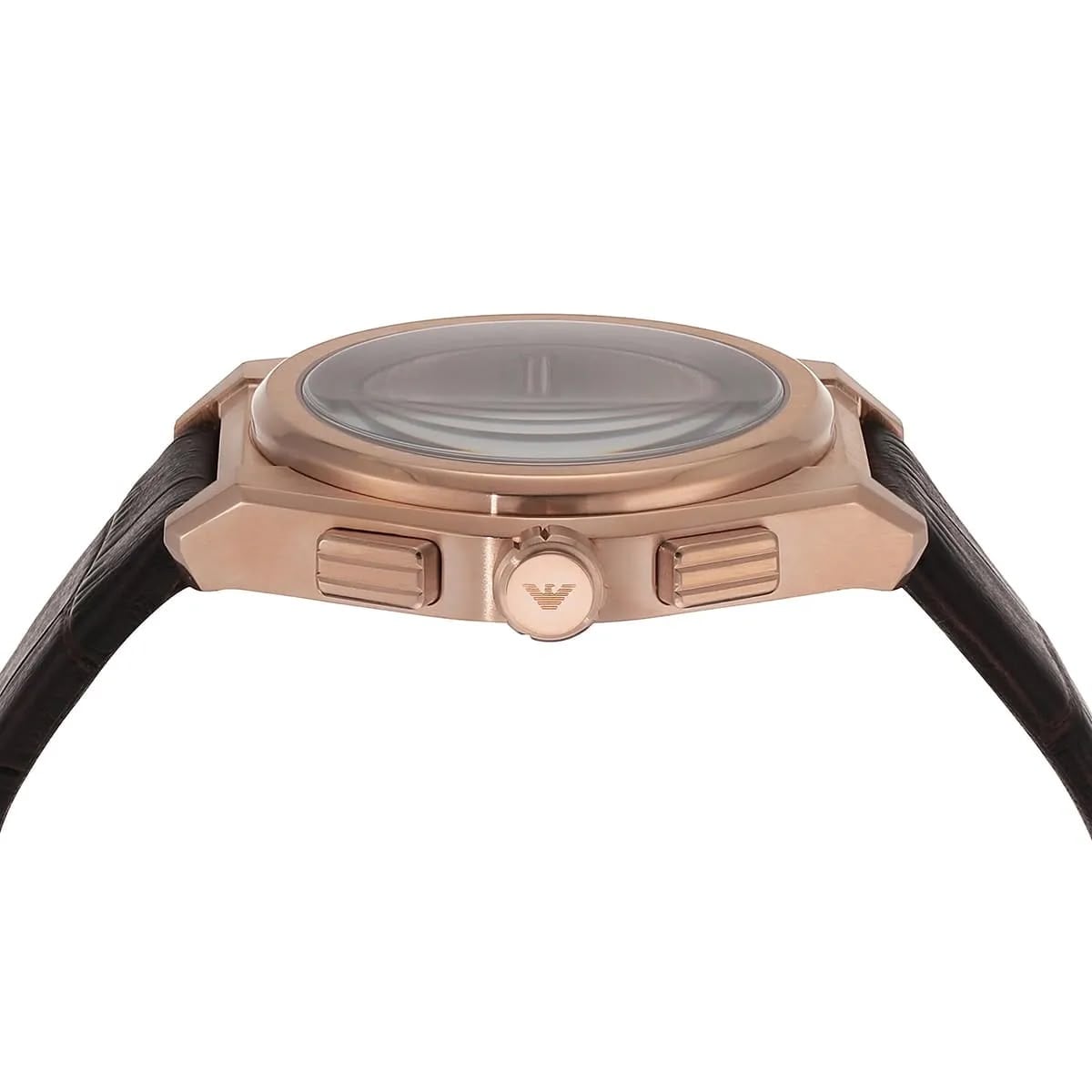 RELOJ EMPORIO ARMANI FEDERICO CORREA CUERO ORO ROSA - 5