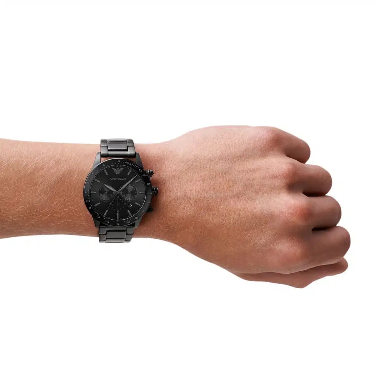 RELOJ EMPORIO ARMANI MARIO NEGRO CRONOGRAFO - 9