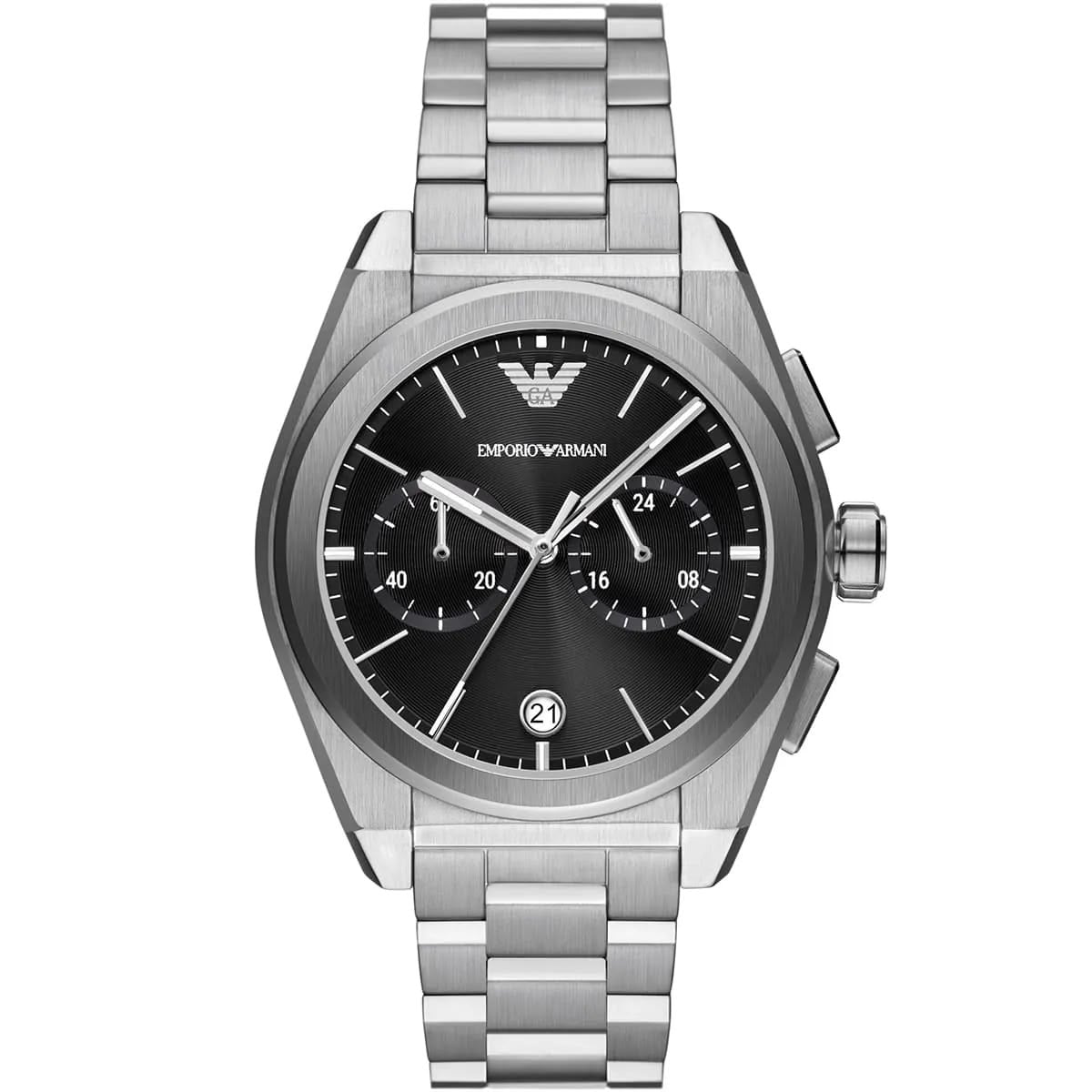 RELOJ EMPORIO ARMANI FEDERICO PLATEADO CRONOGRAFO - 1