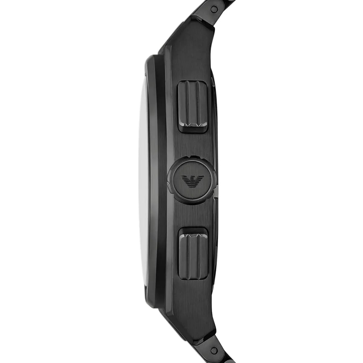 RELOJ EMPORIO ARMANI FEDERICO GRIS PANTALLA AZUL CRONOMETRO - 4