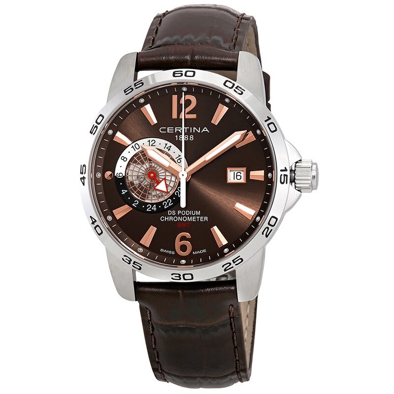 RELOJ CERTINA DS PODIUM ESFERA MARRON - 1