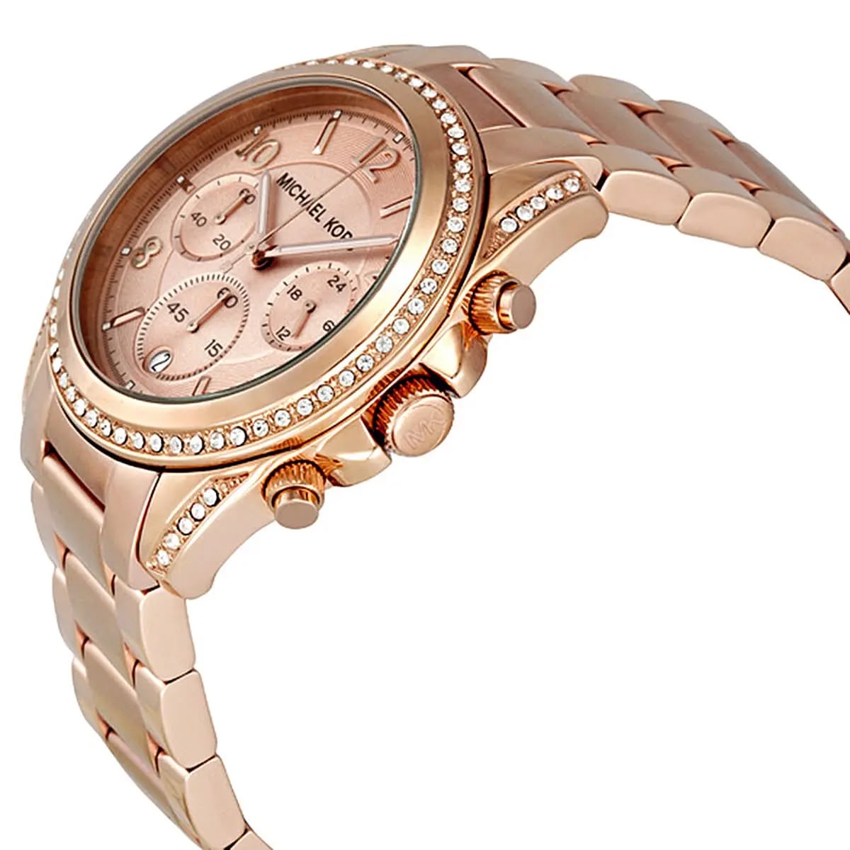 RELOJ MICHAEL KORS BLAIR ORO ROSA CRONOGRAFO - 4