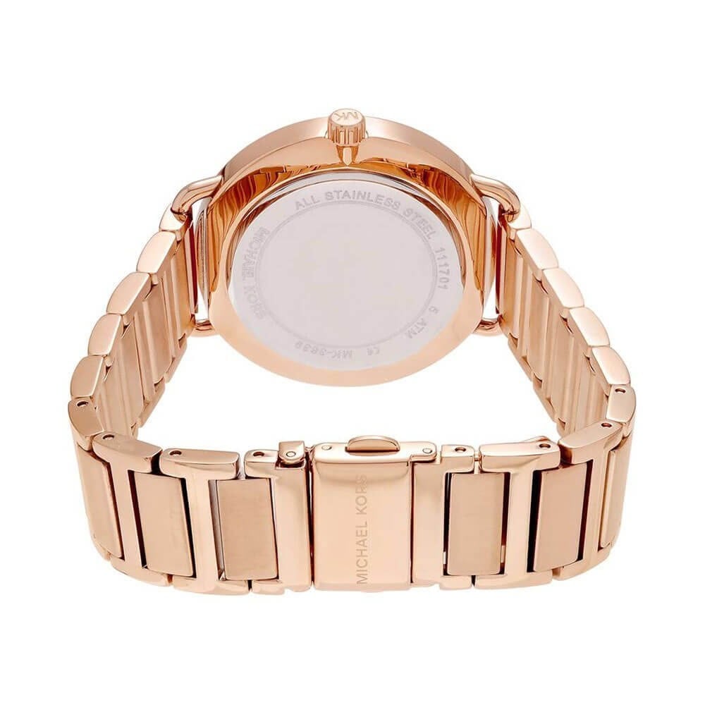RELOJ MICHSEL KORS PORTIA ORO ROSA - 3
