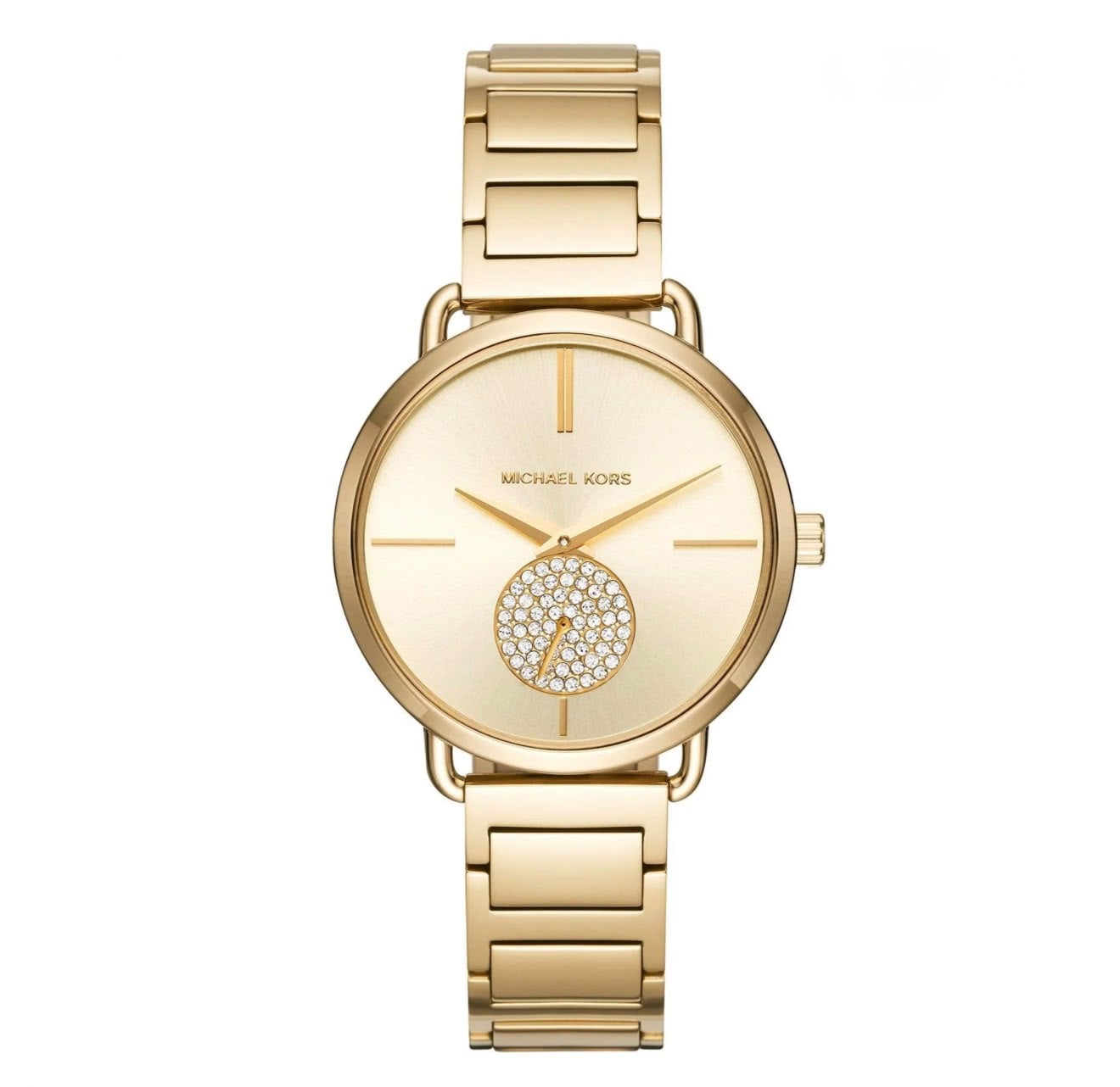 RELOJ MICHAEL KORS PORTIA COLOR DORADO ACERO INOXIDABLE - 1
