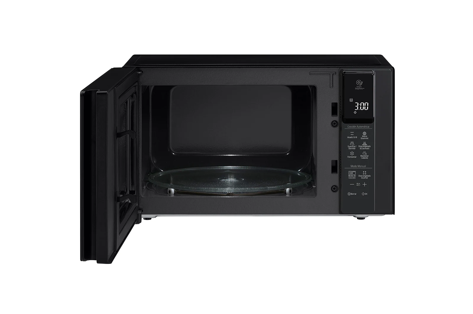 HORNO MICROONDAS NEOCHEF CON DORADOR 42L NEGRO LG MH8296DIR - 2