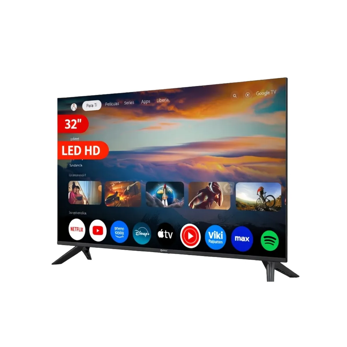 TELEVISOR MIRAY GOOGLE TV LED HD 32 MS32-E2000GBT - 4