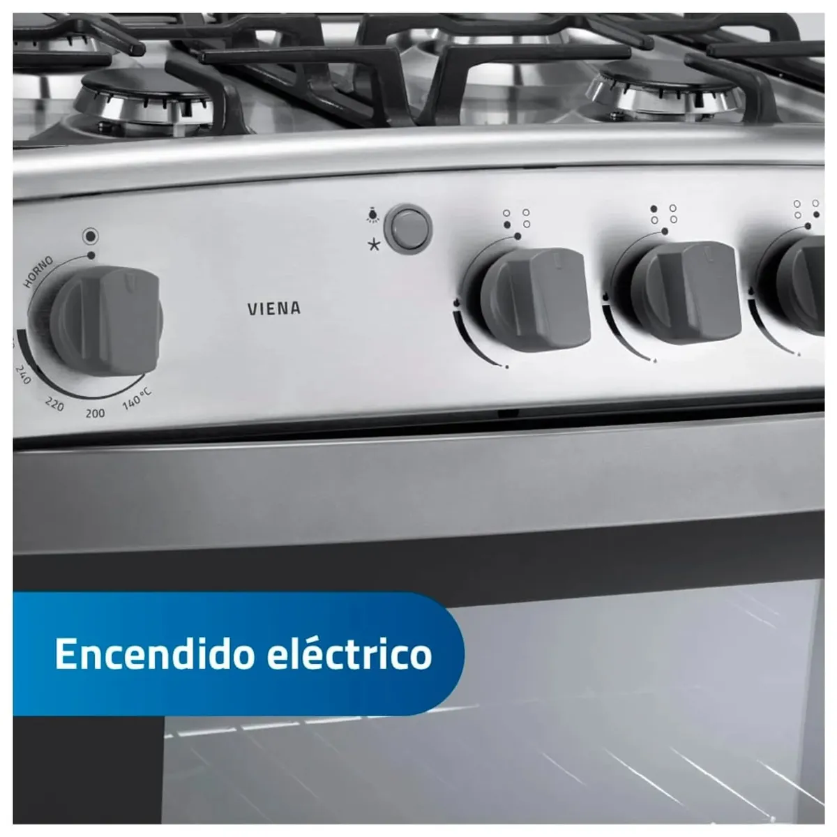 COCINA DE PISO A GAS INDURAMA VIENA QZ - 6
