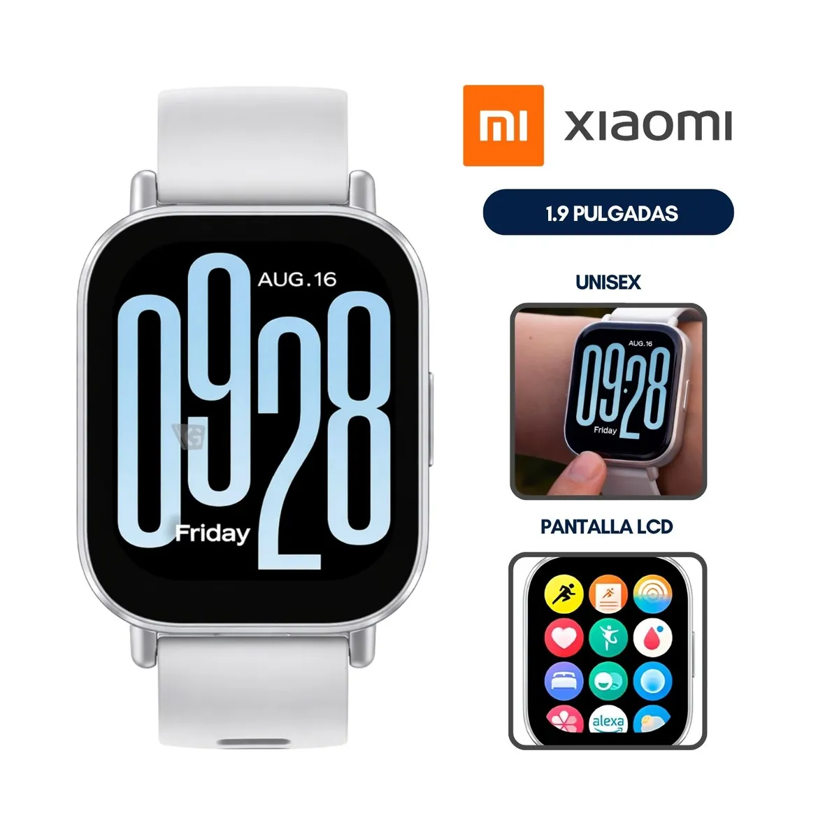 XIAOMI REDMI WATCH 5 ACTIVE, LLAMADAS - BLANCO - 1