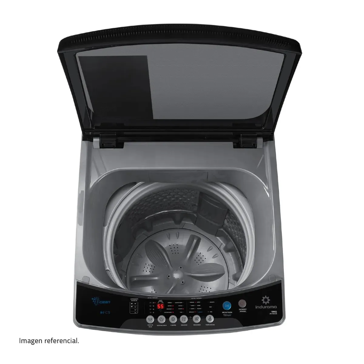 LAVADORA AUTOMATICA INDURAMA 18KG LRI-18DGR - 3