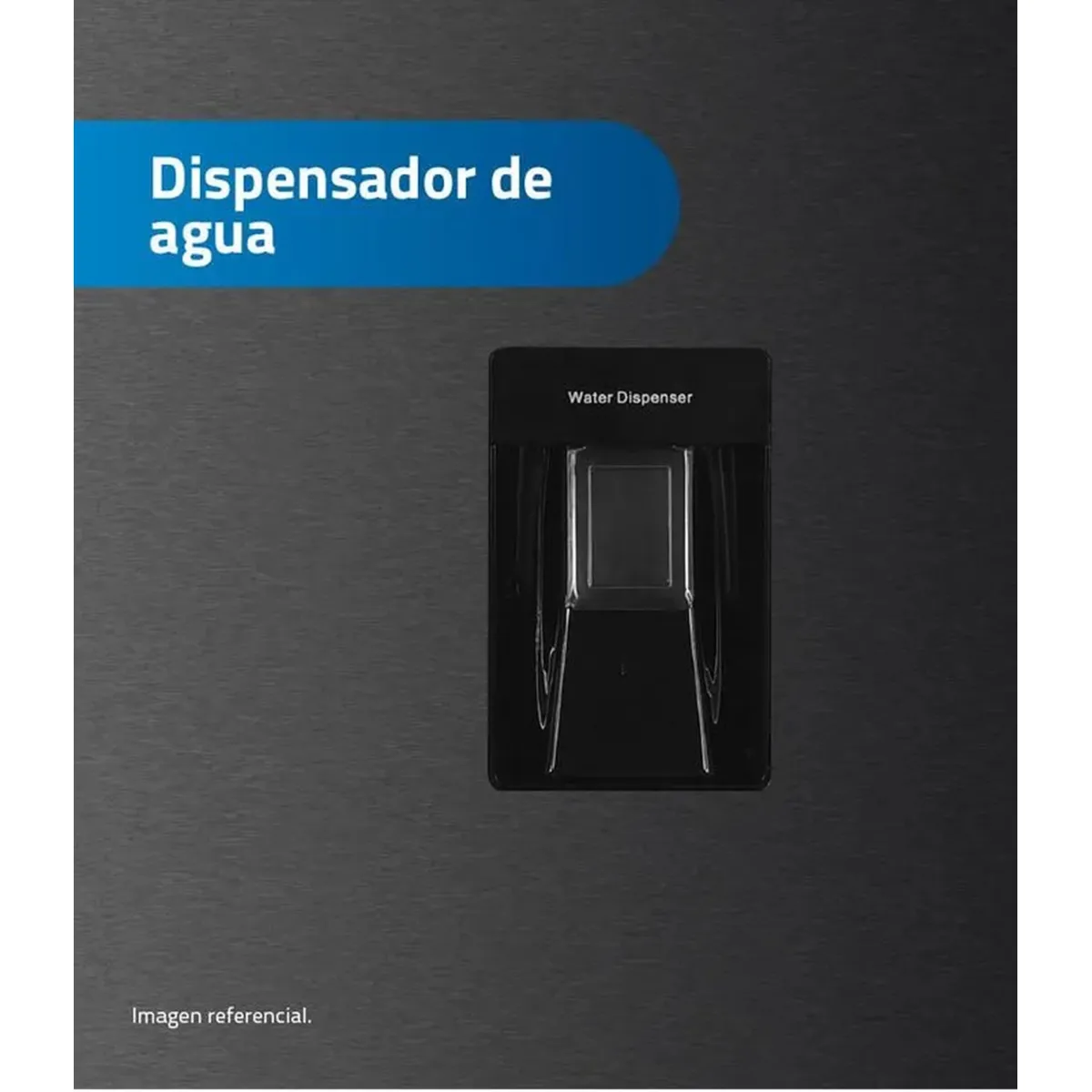 REFRIGERADORA TOP MOUNT CON DISPENSADOR NEGRA INDURAMA RI-578DN - 6