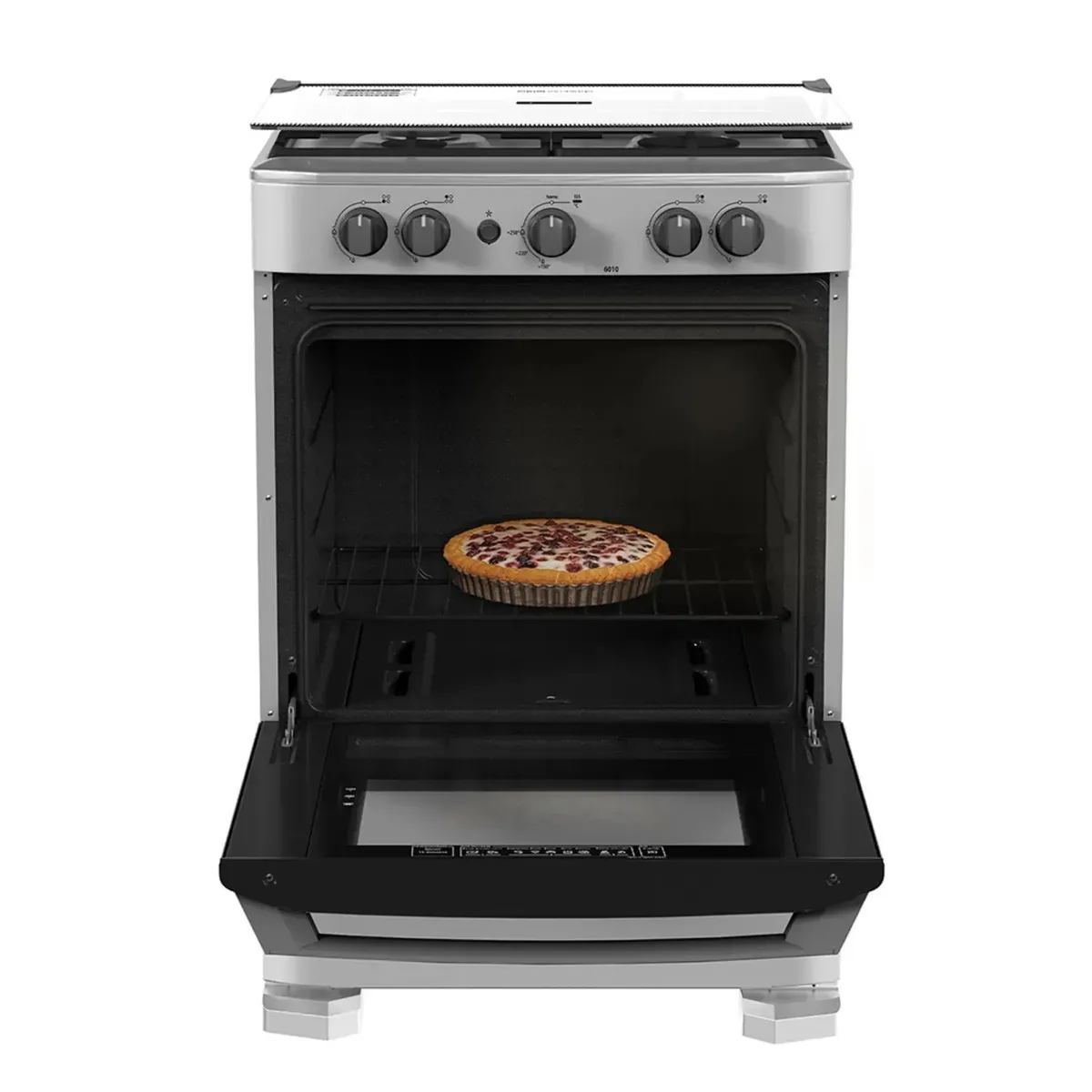 COCINA DE PISO A GAS 60CM SILVER MABE CMP6010FG1 - 3