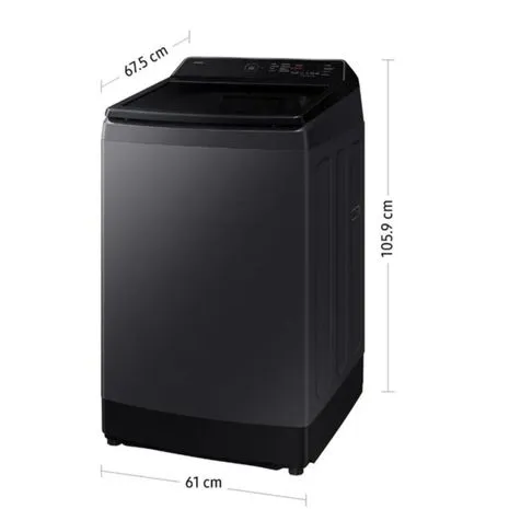 LAVADORA ECOBUBBLE 13KG GRIS GRAFITO SAMSUNG WA40F13E4CPE - 2