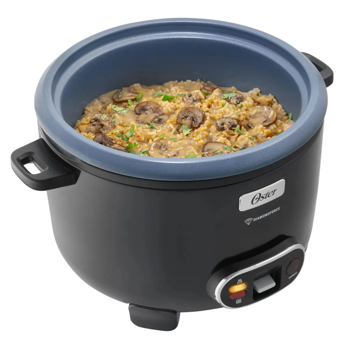 OLLA ARROCERA OSTER NEGRO DIAMONDFORCE 15 TAZAS CKSTRC15DFBLK - 3