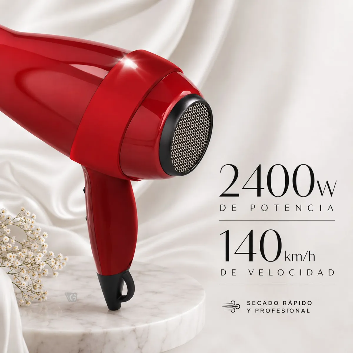 SECADOR DE CABELLO PROFESIONAL SILK AC9096 2400W - 7