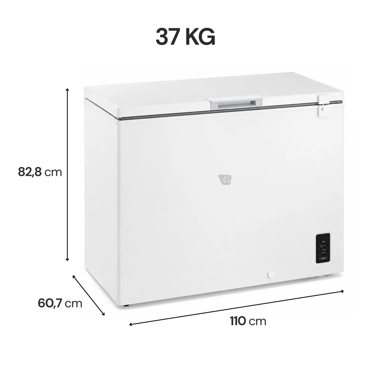 CONGELADOR HORIZONTAL ELECTROLUX 282L INVERTER BLANCO CON FUNCIÓN TURBO EFH30S2P5AW - 3