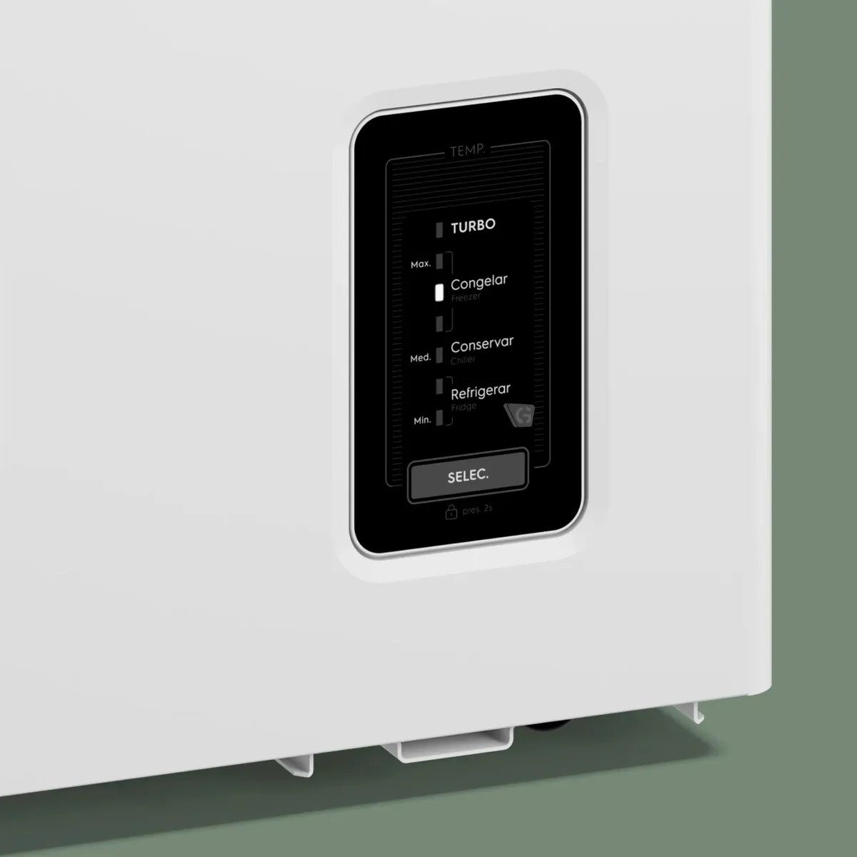 CONGELADOR HORIZONTAL ELECTROLUX 282L INVERTER BLANCO CON FUNCIÓN TURBO EFH30S2P5AW - 6