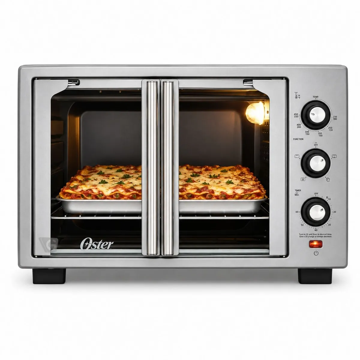 HORNO CON FREIDORA DE AIRE OSTER® DE 35 LITROS, PUERTAS FRANCESAS, TSSTTV35FDMAFNS - 9
