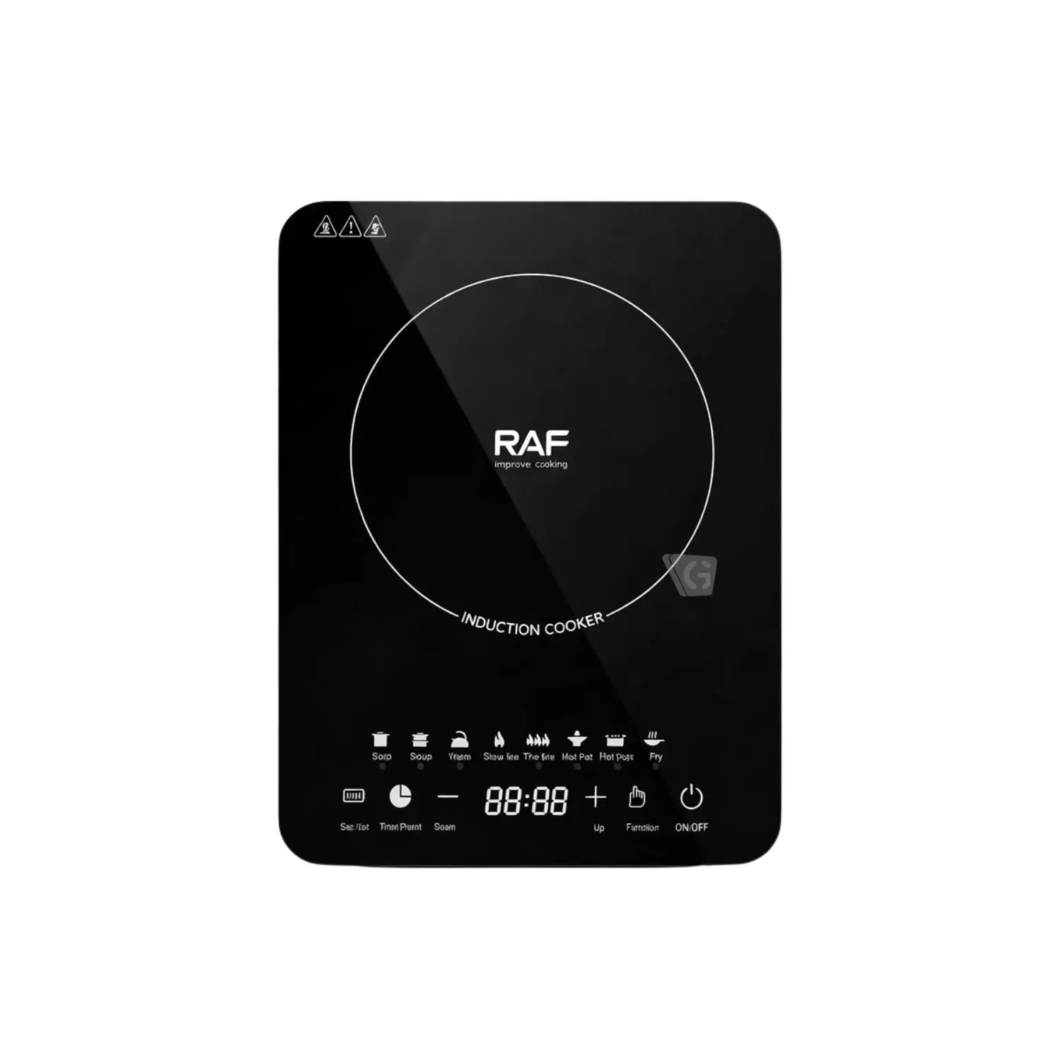 COCINA DE INDUCCIÓN RAF R.8104 1 HORNILLA PANTALLA LED 2200W - 2