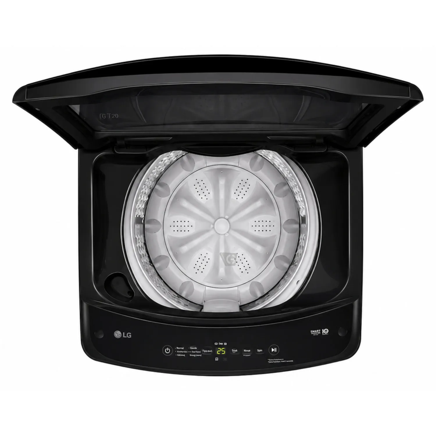 LAVADORA LG 19 KG TURBODRUM CARGA SUPERIOR ONYX NEGRO WT19OBVTB - 7