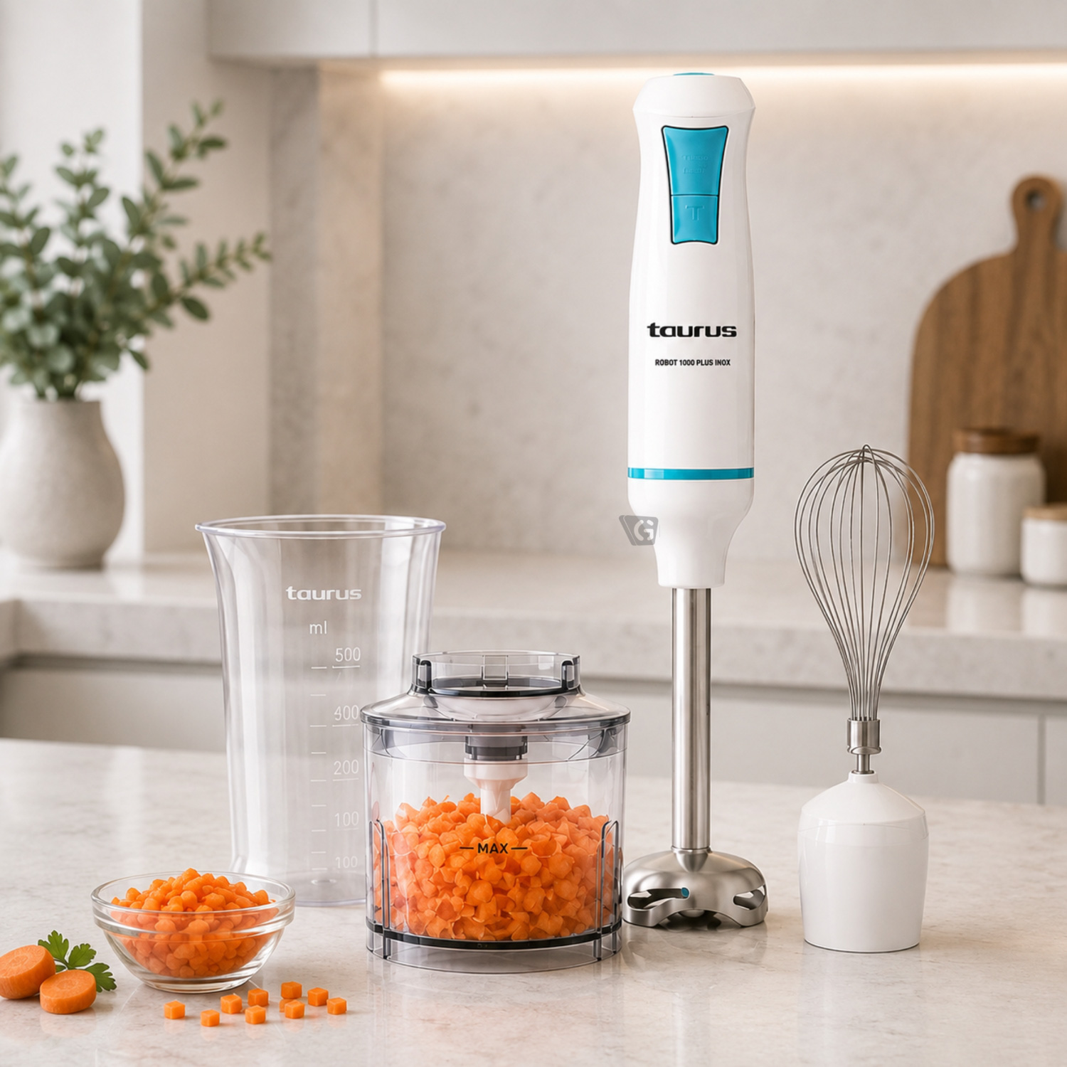 BATIDOR DE INMERSIÓN MOD. ROBOT 1000 PLUS INOX TAURUS - 3
