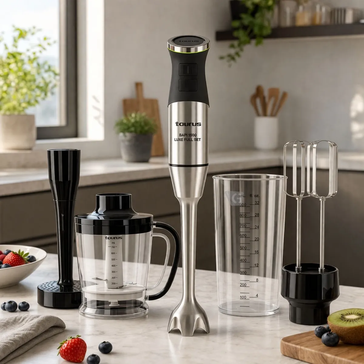 BATIDORA DE INMERSIÓN MOD. BAPI 1500 LUXE FULL SET - 4