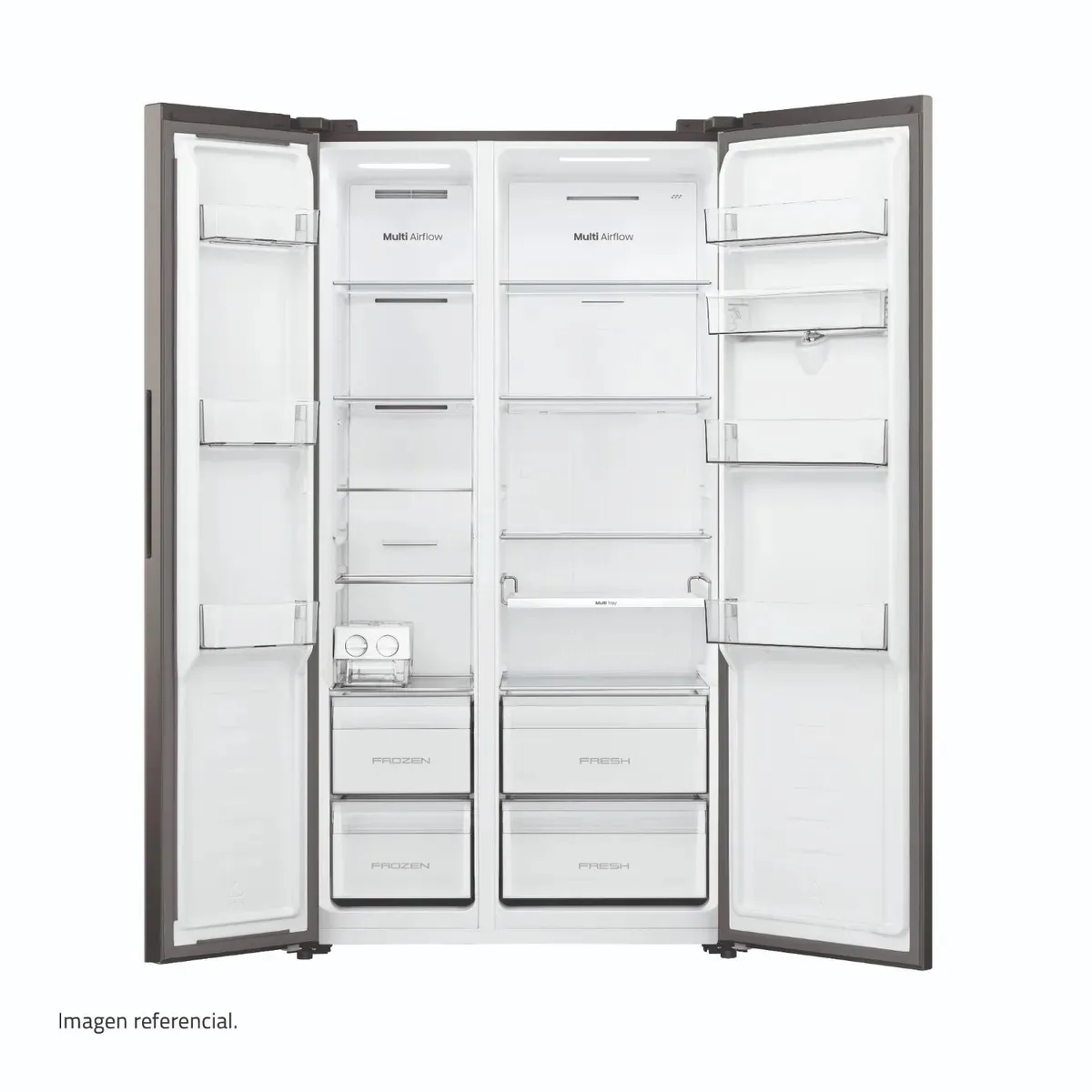 REFRIGERADORA CROMA SIDE BY SIDE 529L RI-795DI INDURAMA - 3