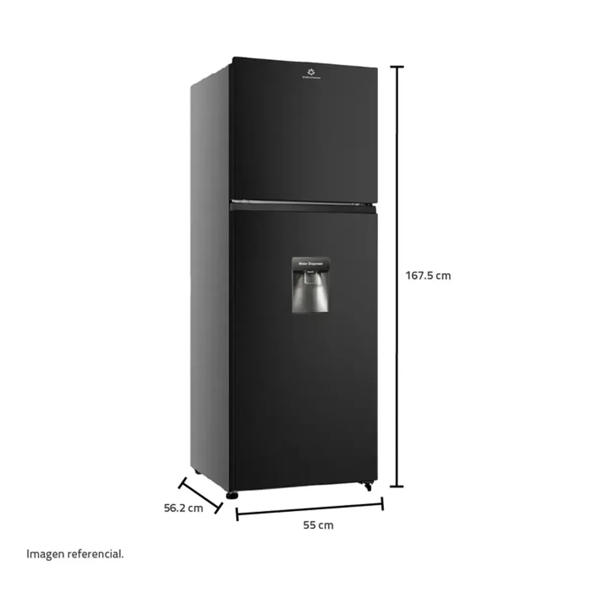 REFRIGERADORA TOP MOUNT 246 LITROS NEGRO INDURAMA RI-389DNI - 6