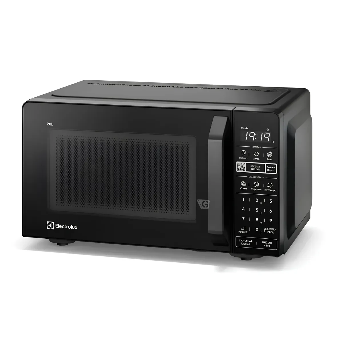 MICROONDAS ELECTROLUX 20L FUNCIÓN DESCONGELAR Y RECETAS PREPROGRAMADAS NEGRO EMDZ20S2GAB - 3