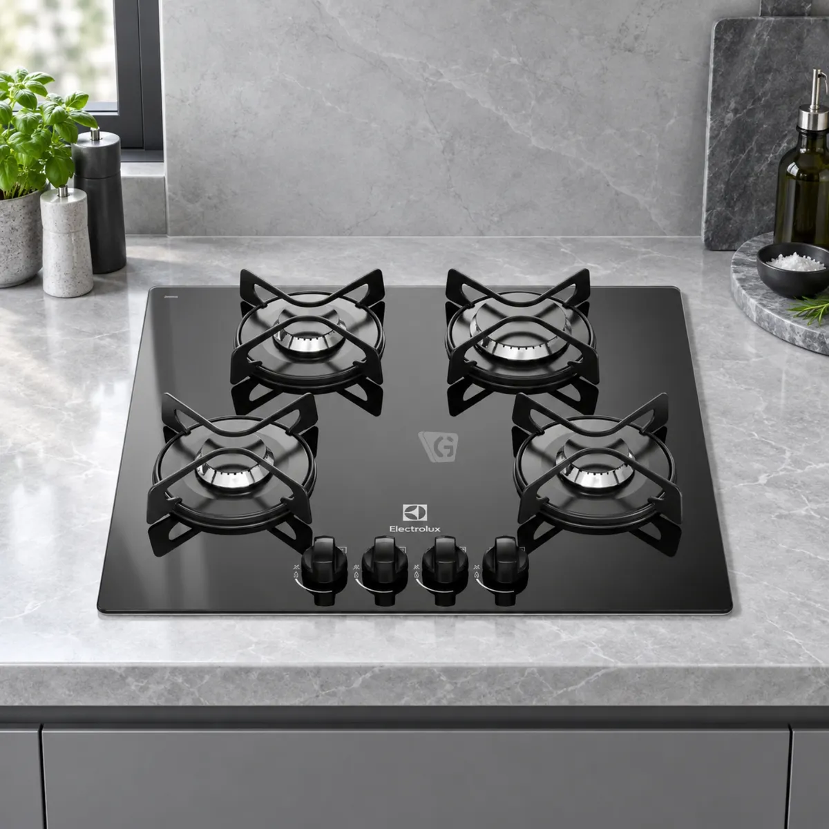 ENCIMERA EMPOTRABLE ELECTROLUX A GAS 4 QUEMADORES 60CM ETGZ24F0EPUB - 5