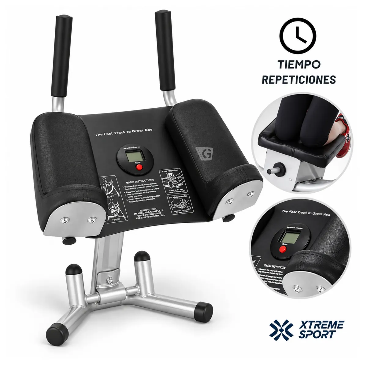 BANCA DE ABDOMINALES XTREME POWER FULL CORE PLEGABLE - 3