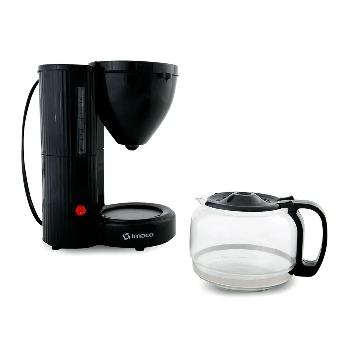 CAFETERA ELÉCTRICA ICM608N 6 A 8 TAZAS NEGRO - 3