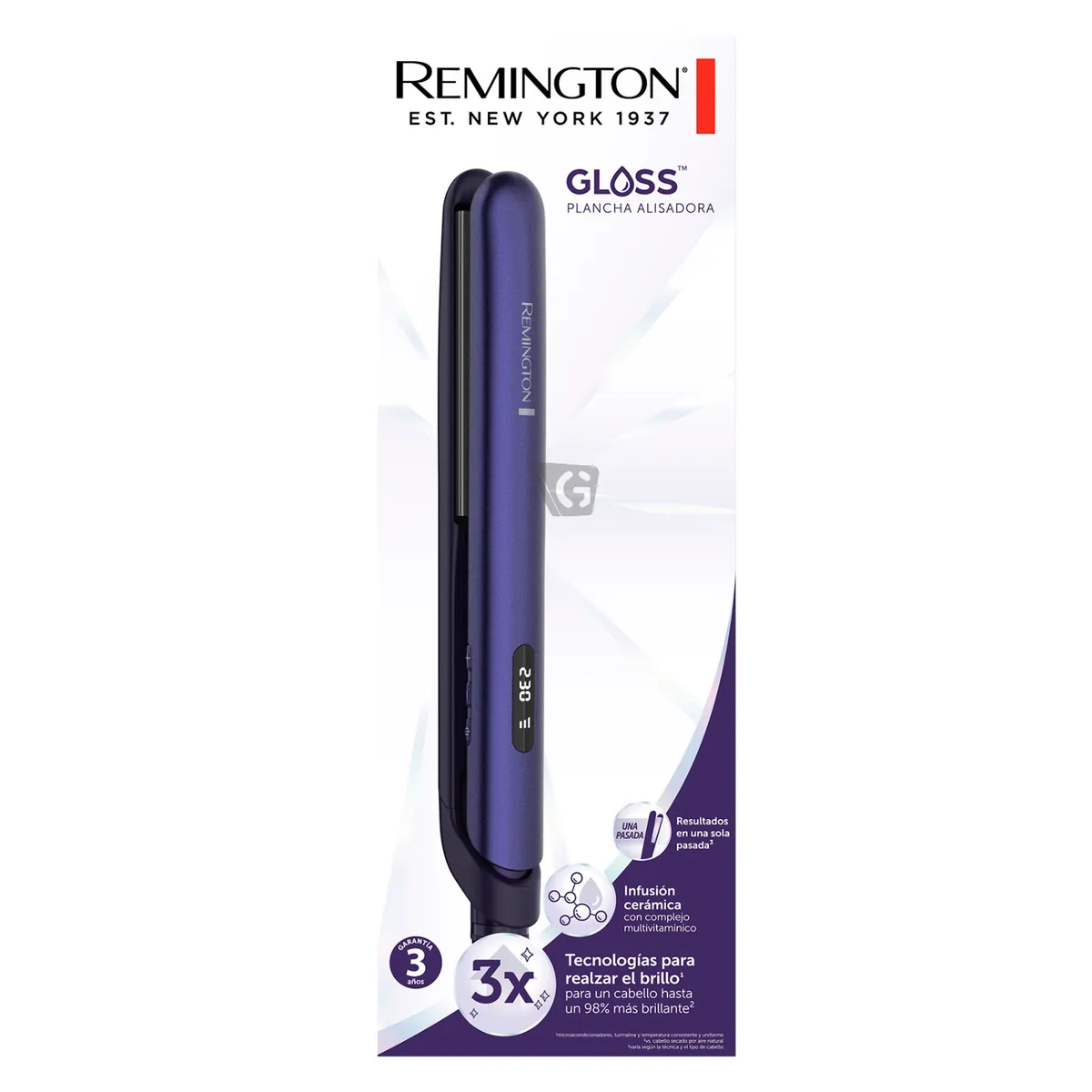 PLANCHA ALISADORA REMINGTON GLOSS S9350 - 3