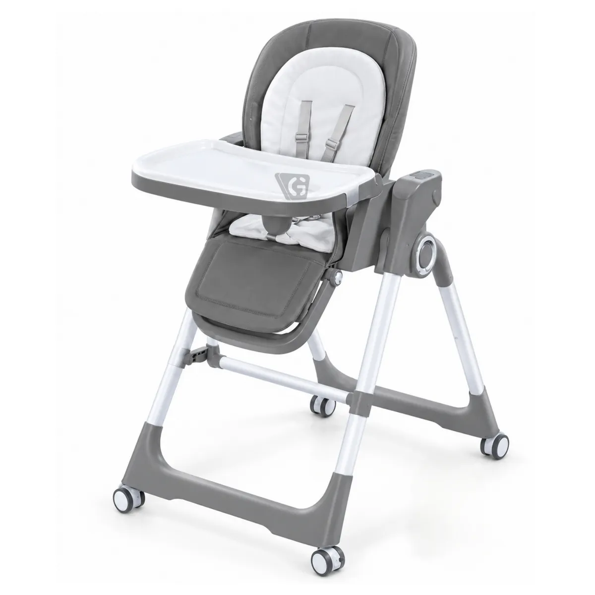 SILLA DE COMER ELÉCTRICA MULTIFUNCIONAL VITA (CÓD. EB644) - EBABY GRIS - 2