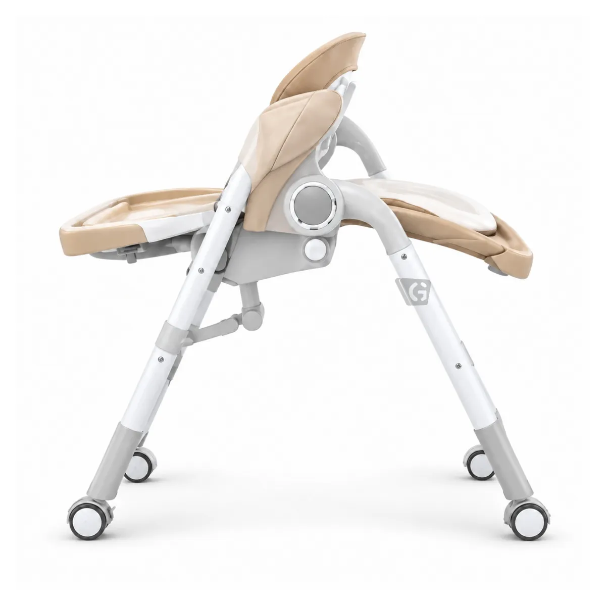 SILLA DE COMER ELÉCTRICA MULTIFUNCIONAL VITA (CÓD. EB644) - EBABY BEIGE - 4