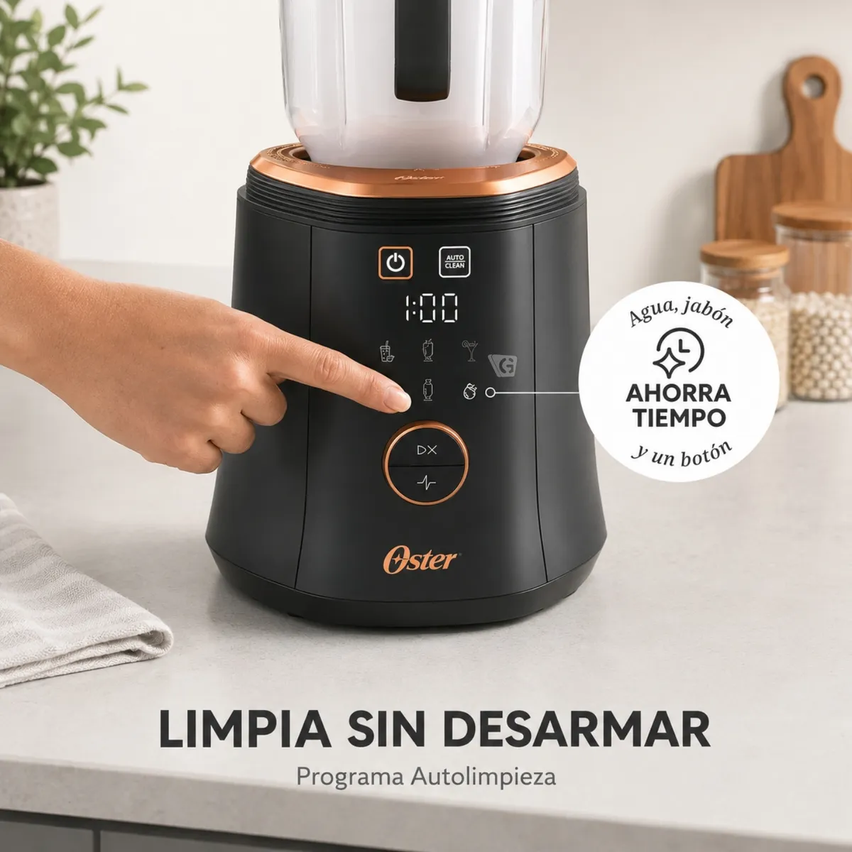 LICUADORA SILENCIOSA PROFESIONAL QUIET PRO BLSTQP-ST OSTER - 4