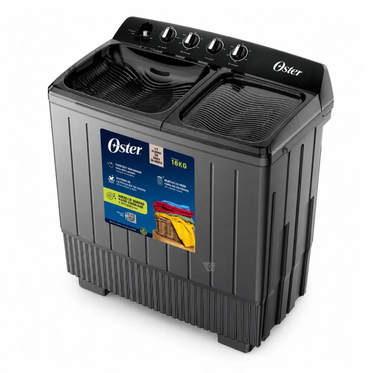 LAVADORA SEMIAUTOMÁTICA OSTER 18KG OS PSAWMX18B - 2