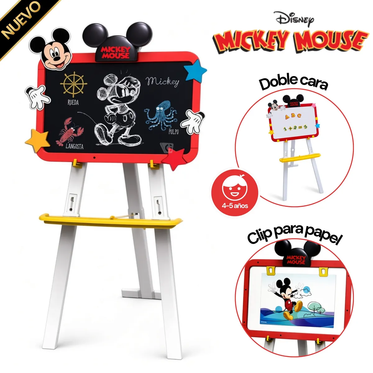 SET DE PIZARRA REVERSIBLE MICKEY MOUSE - 1
