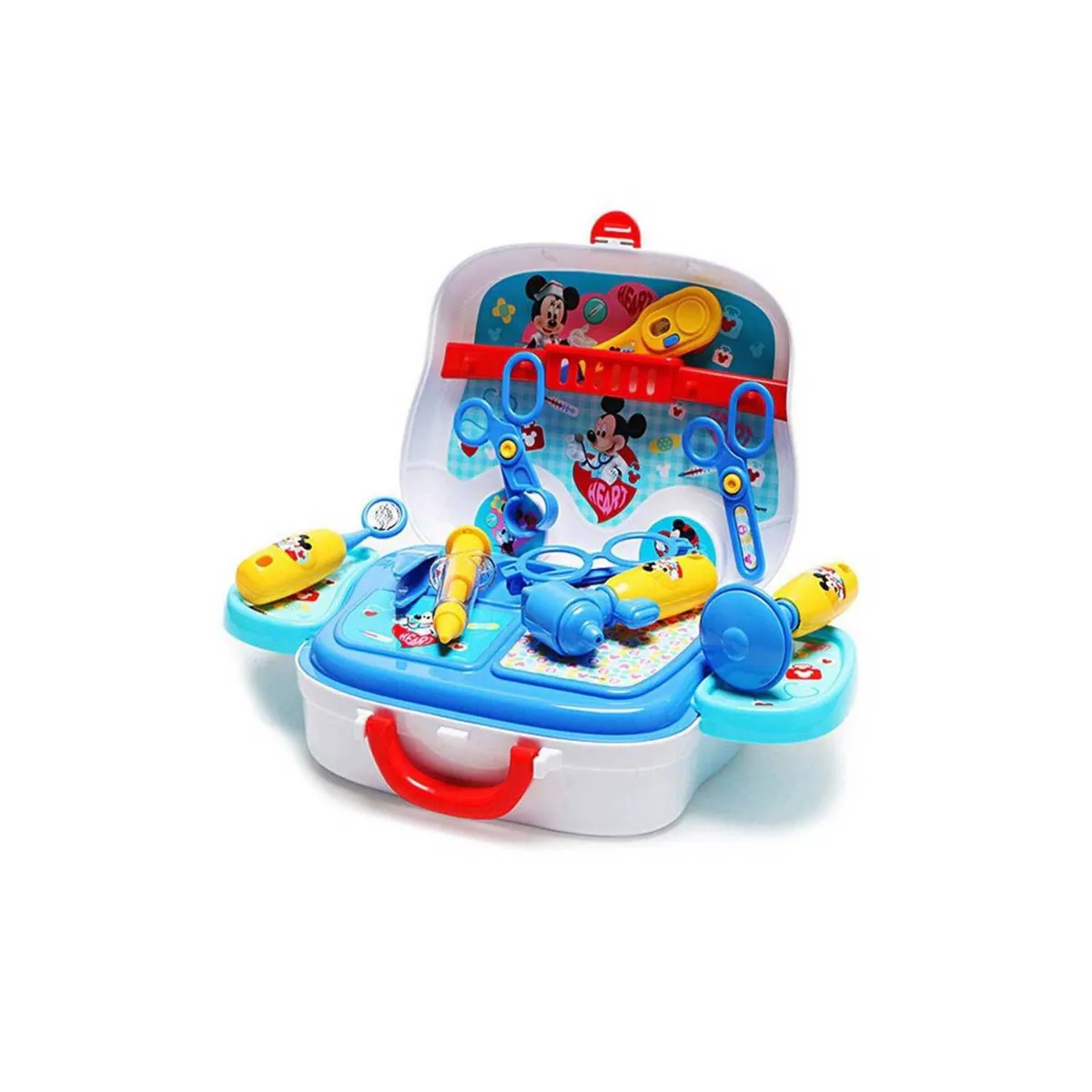 SET DE DOCTOR Y LONCHERA 2 EN 1 MICKEY MOUSE Y AMIGOS - 1