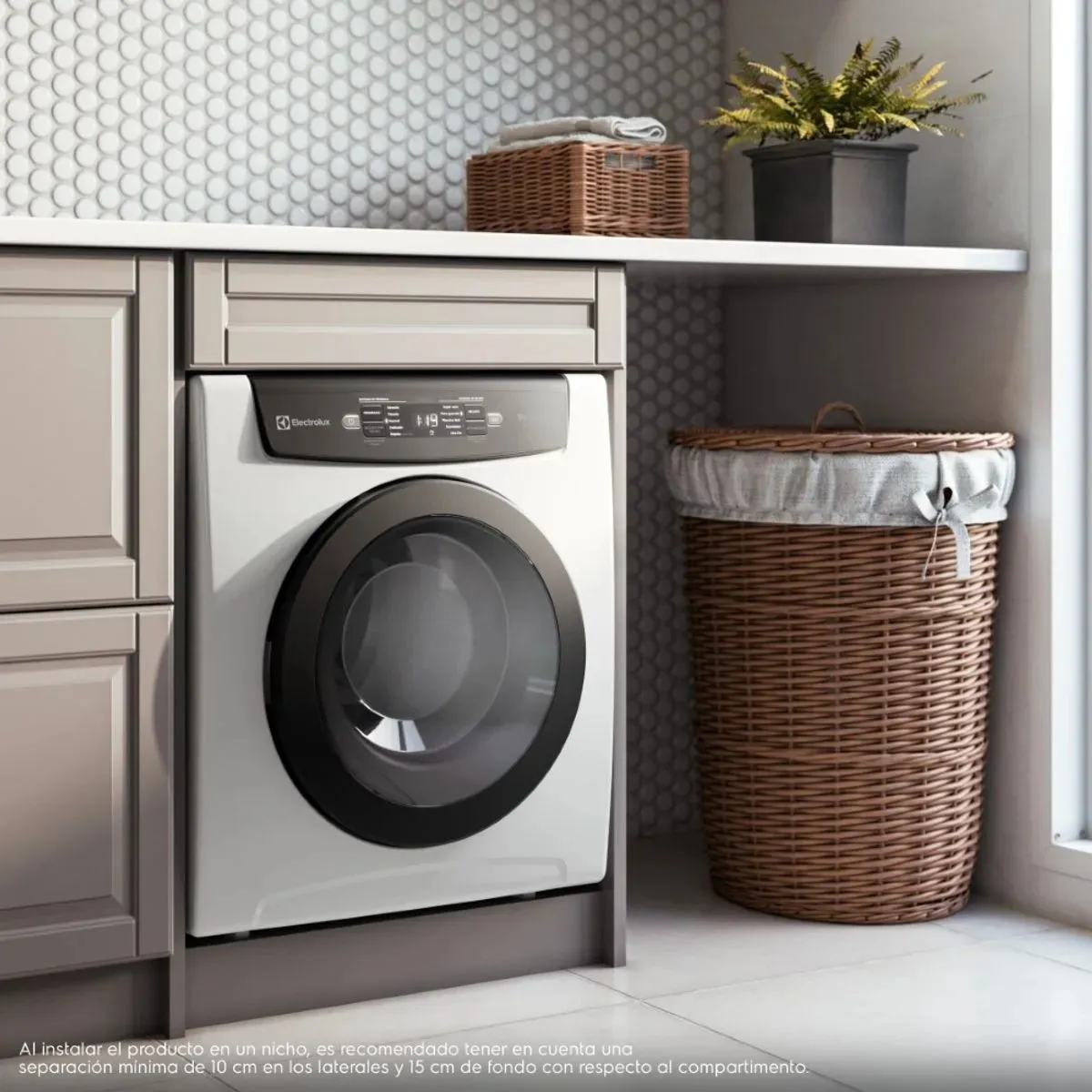 SECADORA ELECTROLUX 7KG BLANCA PREMIUM CARE CON TIME CONTROL EDEJ07D2JSYW - 7